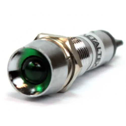 SINALEIRO LED 8MM 24VCC VERDE TPN-087-LG